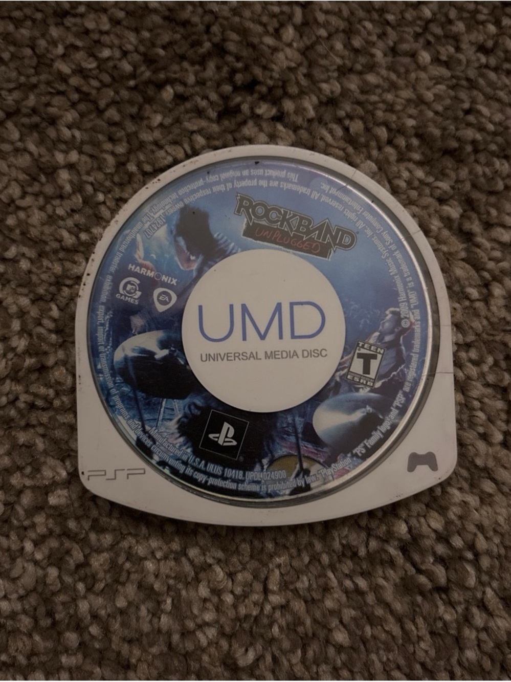 Sony PSP UMD Rock Band Unplugged - Blue Artwork